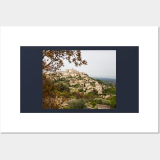 Ancient French Mountain Village of Gordes Posters and Art